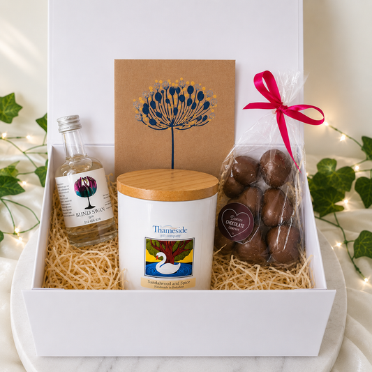 Gin, Candle and Chocolate Gift Set