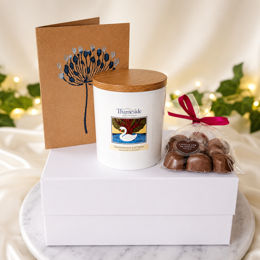 Candle and Chocolates Gift Box