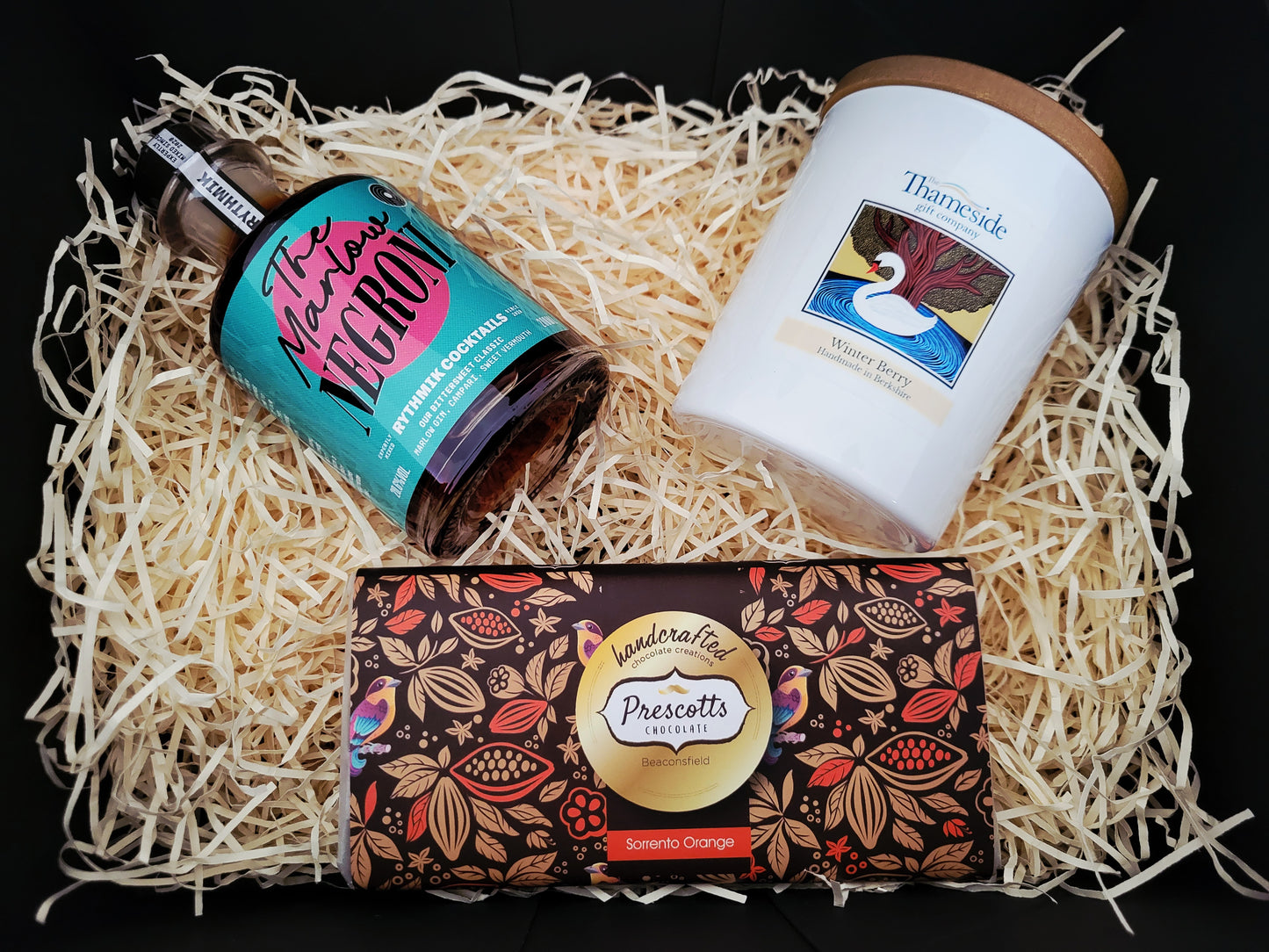 The '3C' Signature Gift Box (Candle, Cocktail, Chocolate)