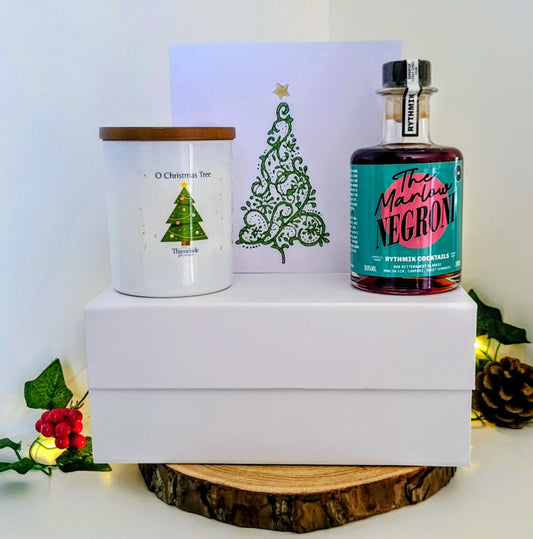 '2C' Signature Gift Box (Candle, Cocktail) - Christmas edition