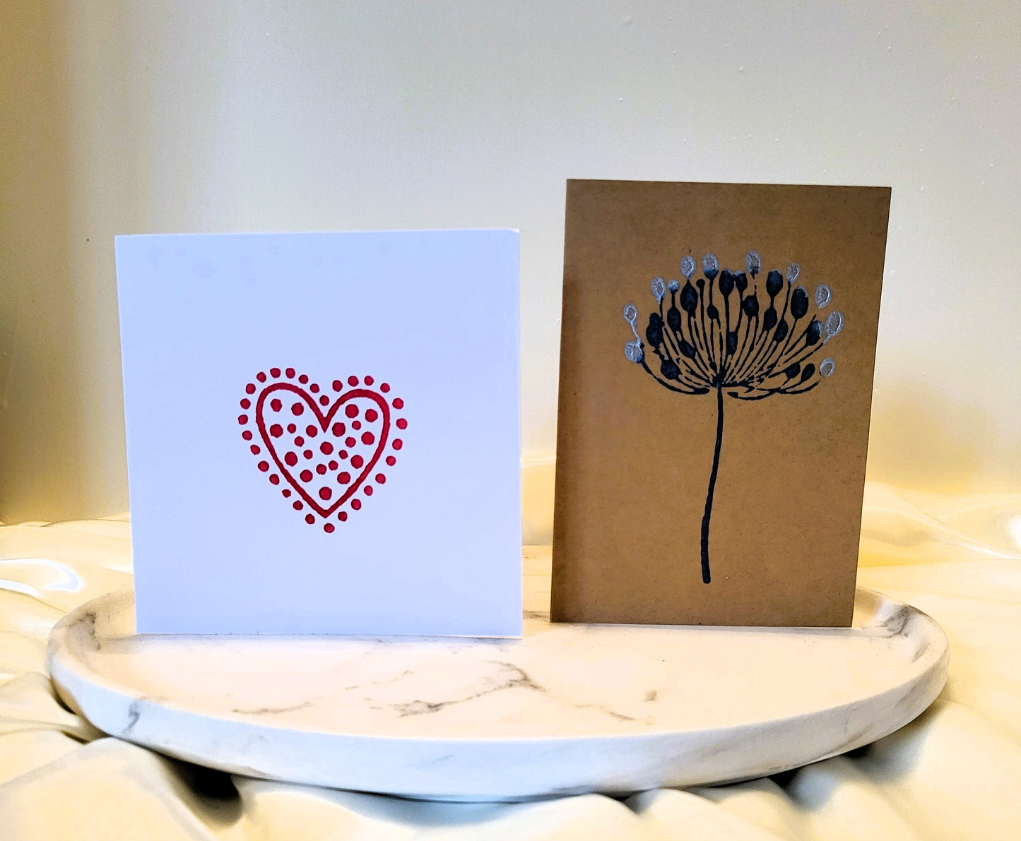 Handprinted Greetings Card (add on item)