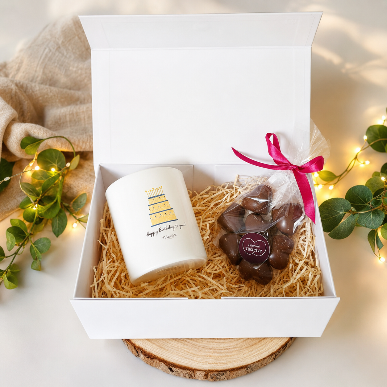 Birthday Candle and Chocolates Gift Set