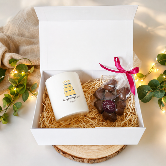 Birthday Candle and Chocolates Gift Set