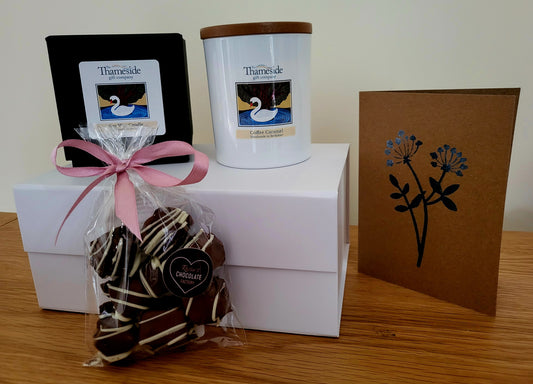 Candle and Chocolates Gift Box