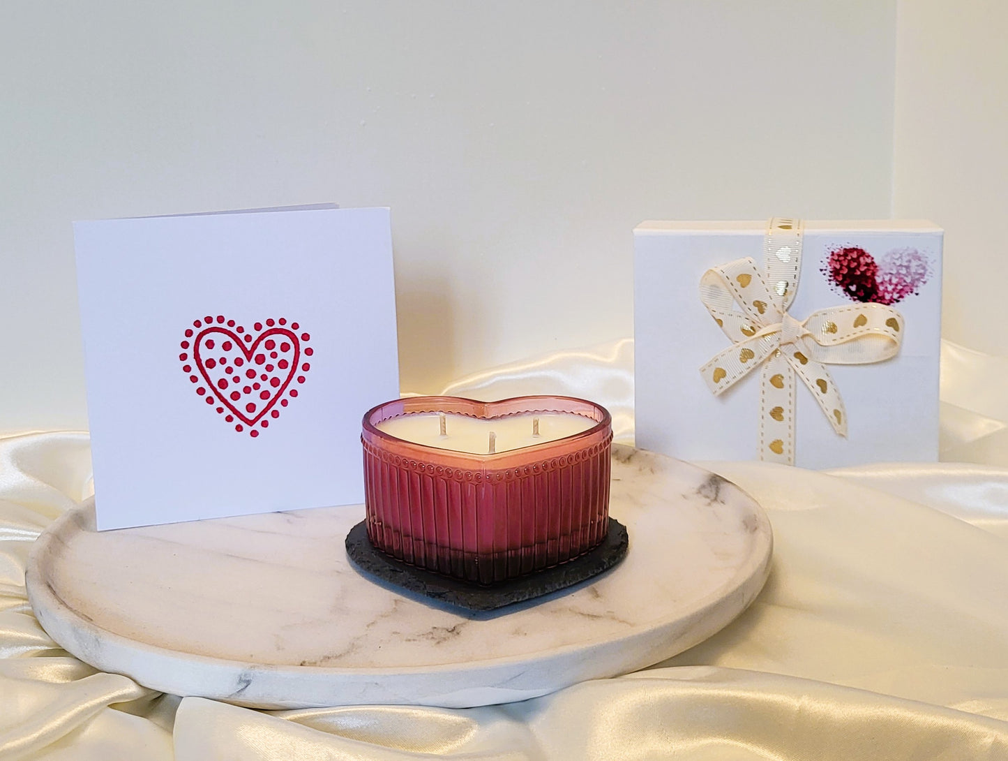 Expression of Love Heart Candle