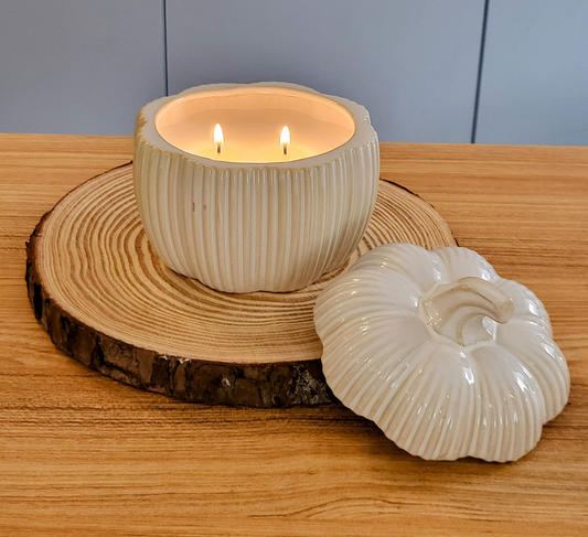 Autumn-winter 'Pumpkin' 2-wick Candle