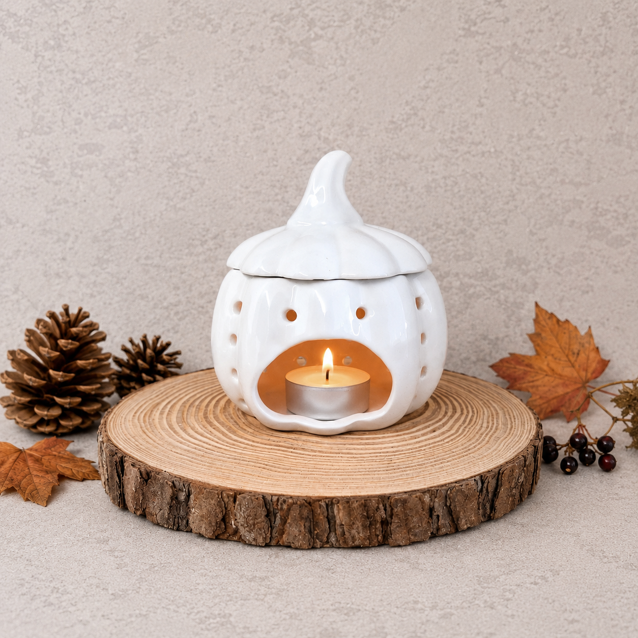 New: Wax Melt Burner (ceramic pumpkin)