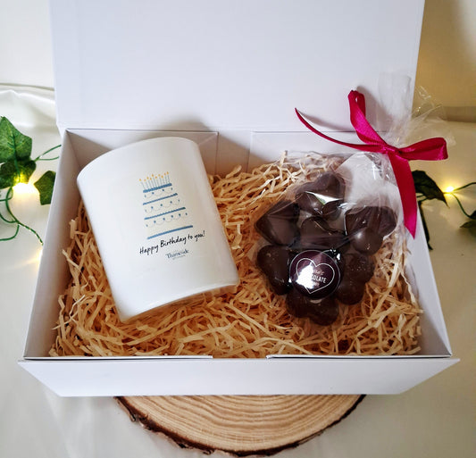 Birthday Candle and Chocolates Gift Set
