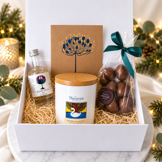 Gin, Candle and Chocolate Gift Set